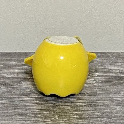 Small Round Ceramic Egg Chick Pot With String Legs Plant Planter Bud Vase Holder