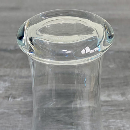 Single Beer Juice 6.5” Drinking Glass Flared V Shape Unmarked