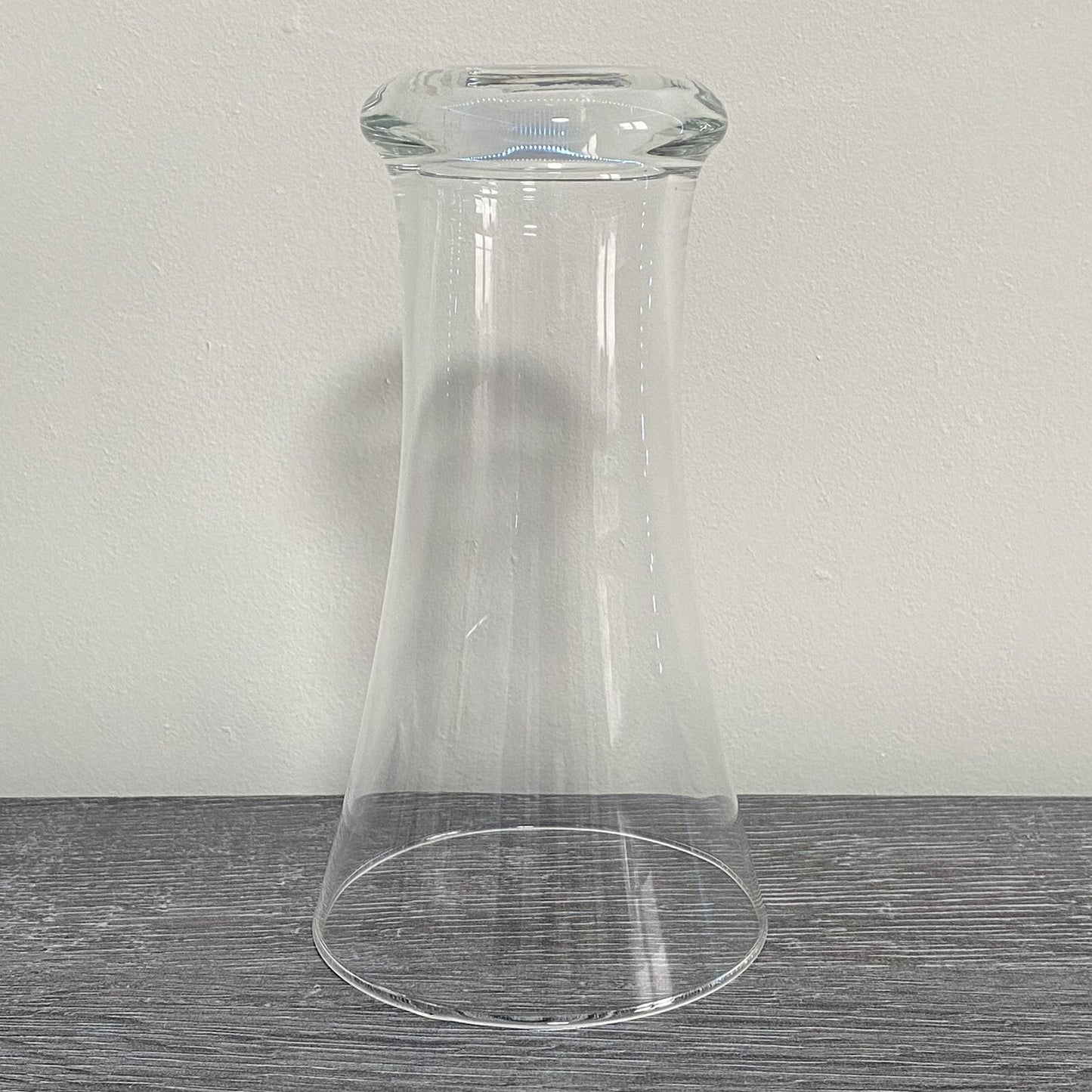 Single Beer Juice 6.5” Drinking Glass Flared V Shape Unmarked