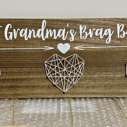 Great Grandma’s Brag Photo Board For Pictures Hanging Display Frame Mothers Gift