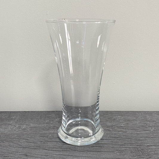 Single Beer Juice 6.5” Drinking Glass Flared V Shape Unmarked