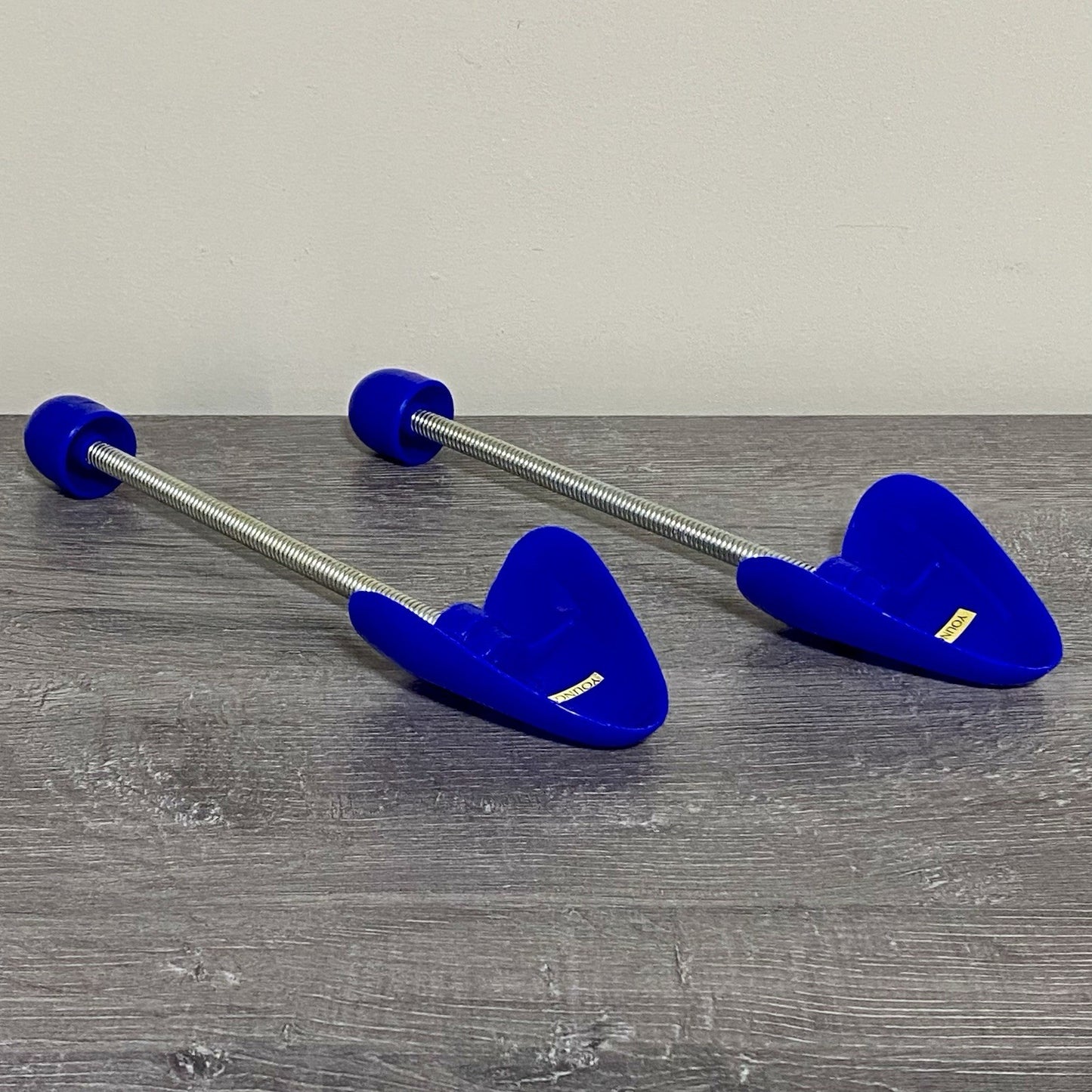 Shoe Tree Trees 11” Pair Trainer Shoes Shaper Crease Stretcher Colour Blue / Red