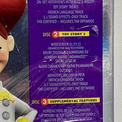 Toy Story / Toy Story 2 Ultimate Toy Box 2000 DVD 3 Disc Set Brand New & Sealed