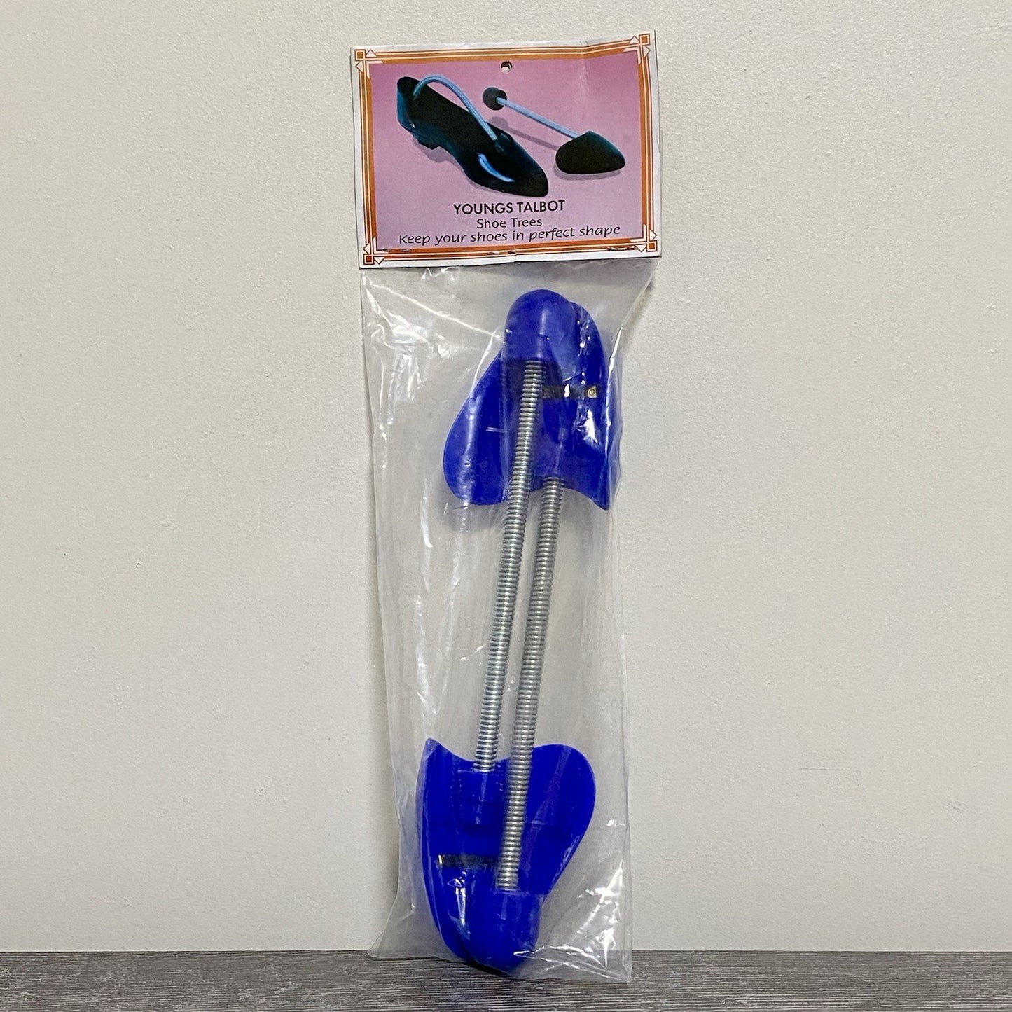 Shoe Tree Trees 11” Pair Trainer Shoes Shaper Crease Stretcher Colour Blue / Red