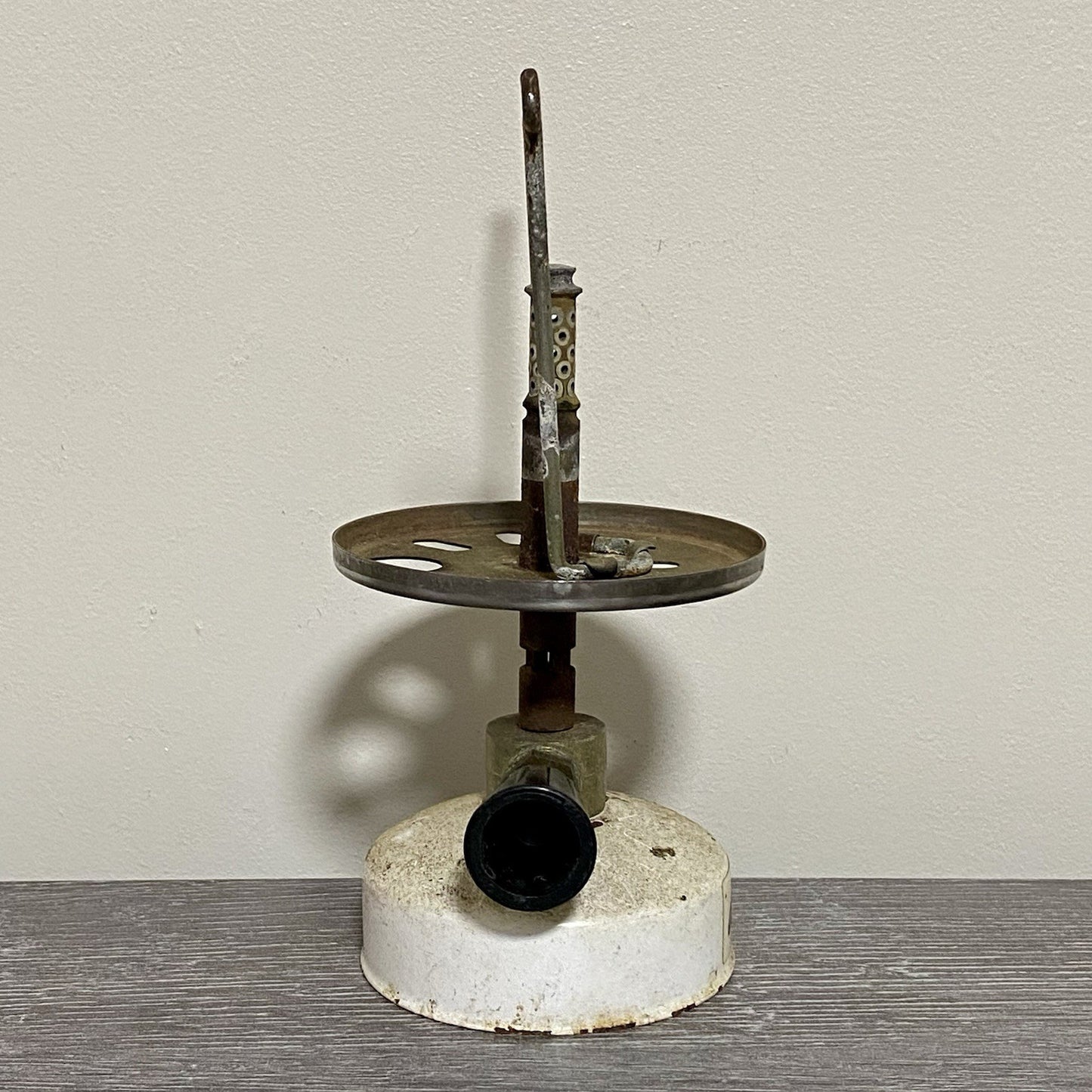 Vintage Parasene Gas Lamp Camping Travel Lantern Flame Burner Mantle With Valve