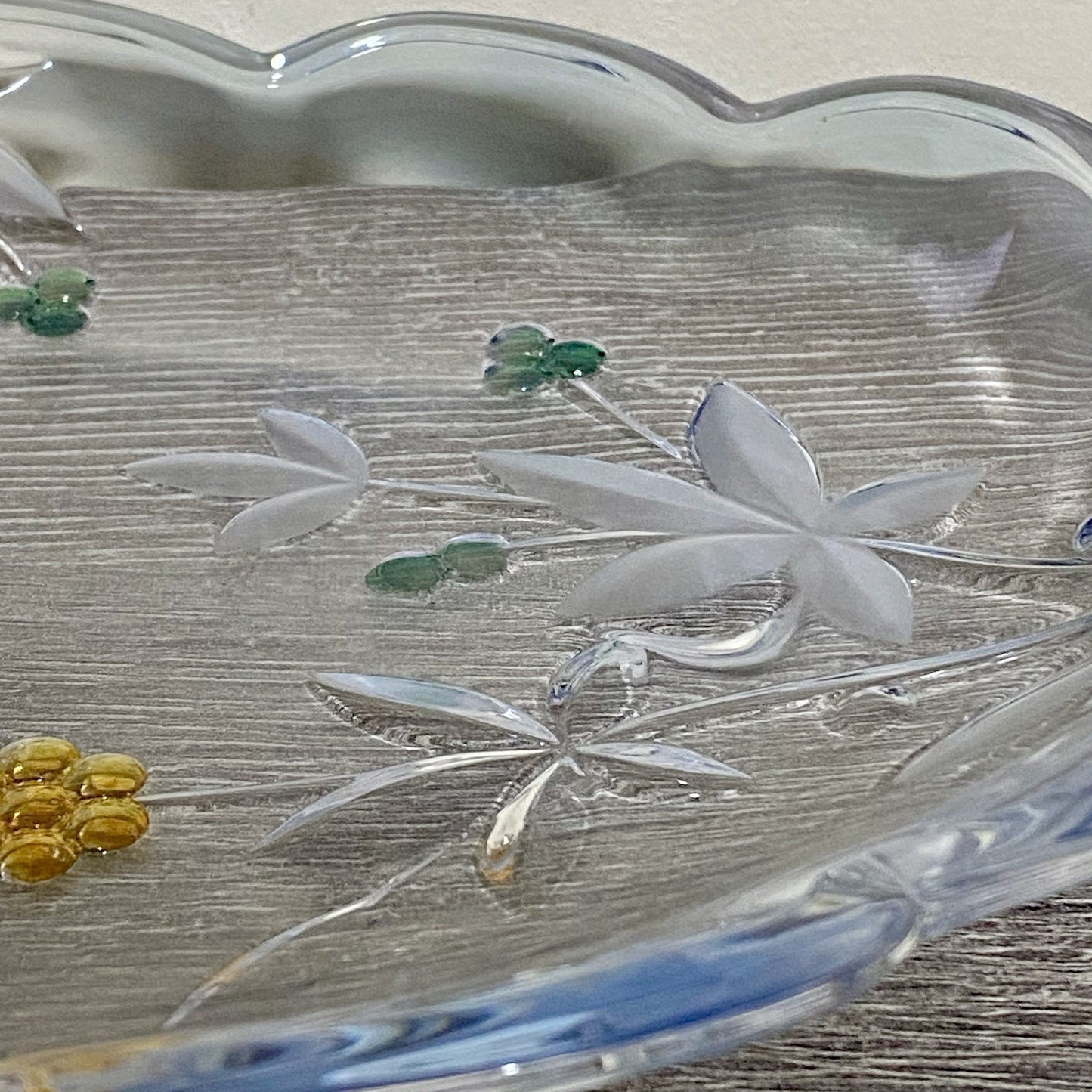 Vintage Mikasa Garden Terrace Oval Platter Serving Plate Floral Art Deco Rare