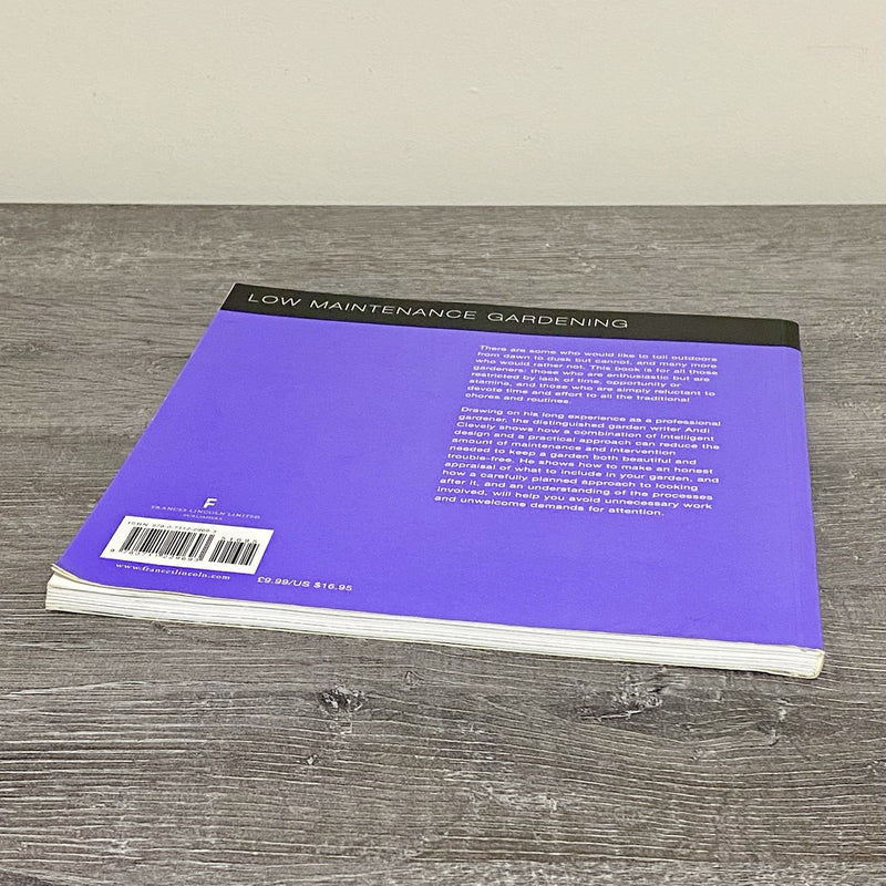 Low Maintenance Gardening Andi Clevely Guide To Trouble Free Gardening Book