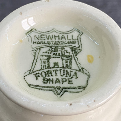 Vintage Newhall England Pottery Jug Fortuna Shape Art Deco Floral Hand Painted