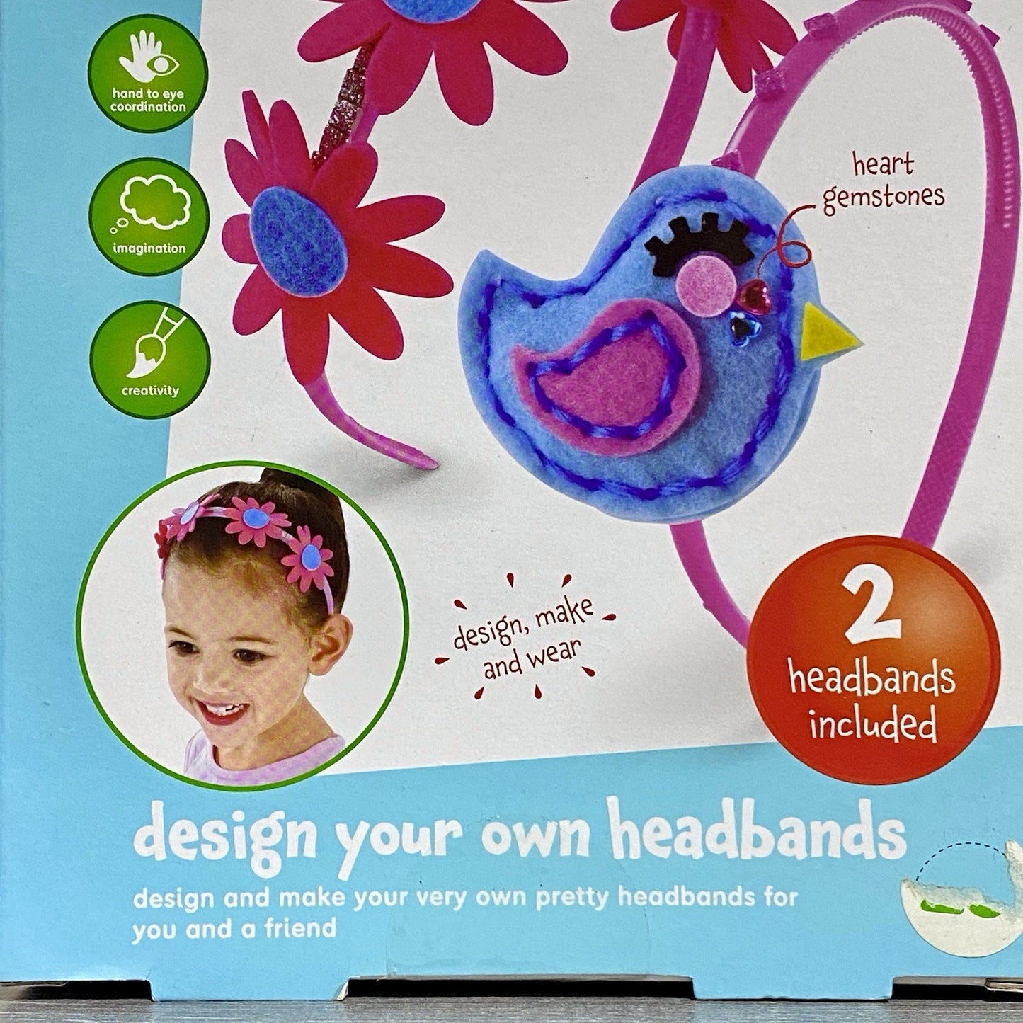 ELC Early Learning Centre Design Your Own Headbands Kids Craft Toy Flower Rare