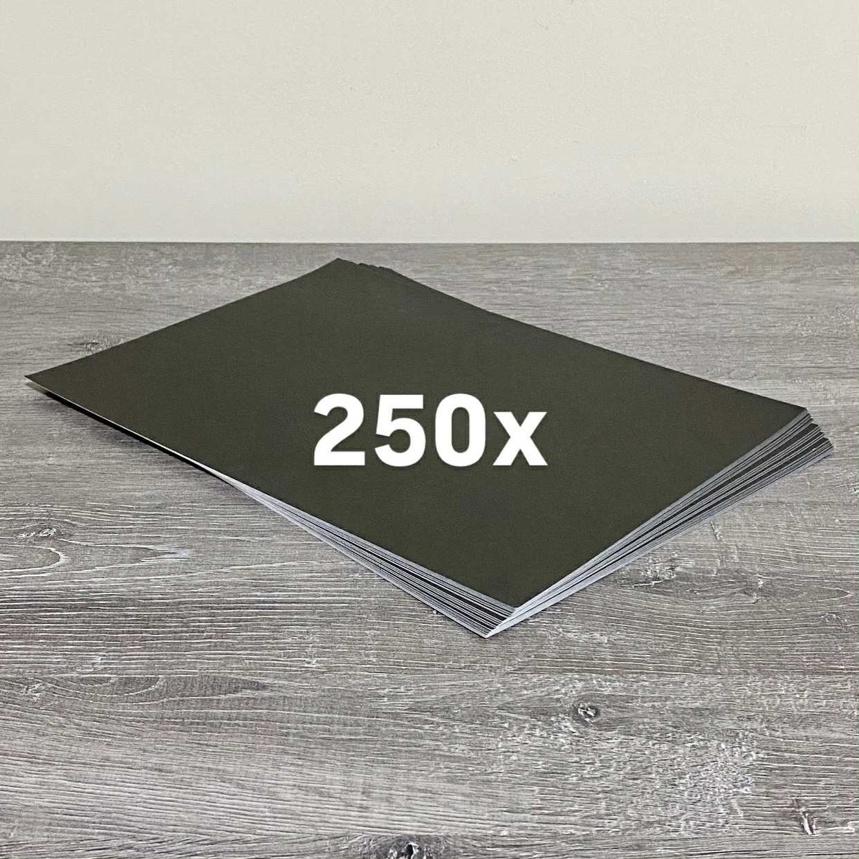 A4 Black & White Double Sided Colour Luxury Card Stock 450 GSM - Choose Your Qty