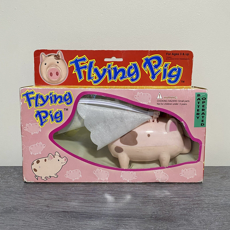 Vintage Flying Pig The Original Battery Operated Wings Mobile Boxed Rare BNIB