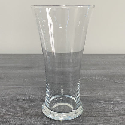 Single Beer Juice 6.5” Drinking Glass Flared V Shape Unmarked
