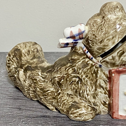 Unique Teddy Bear Themed Money Box Piggy Bank Coin Storage Art Decorative Rare