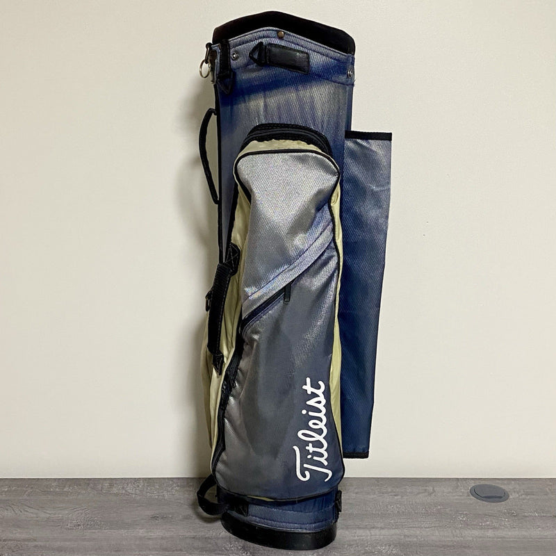 Titleist 5 Way Golf Bag & Navy Blue With Multi 5 Zipped Storage Pockets