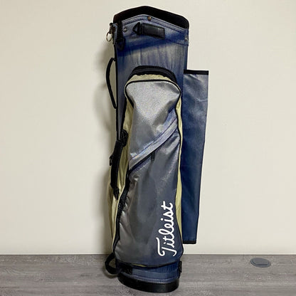 Titleist 5 Way Golf Bag & Navy Blue With Multi 5 Zipped Storage Pockets