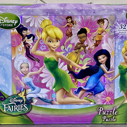 Official Disney Fairies 32 Piece Pieces Large Puzzle Kids Collectible Toy Rare