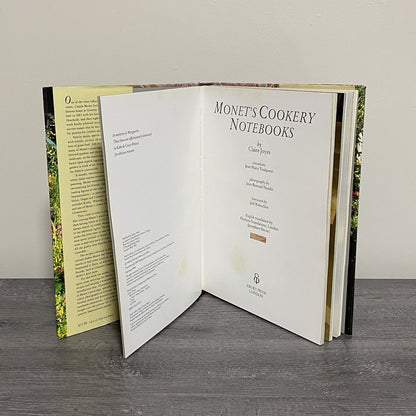 Monet's Cookery Notebooks By Claire Joyes Hardback Hardcover Hard Back Book