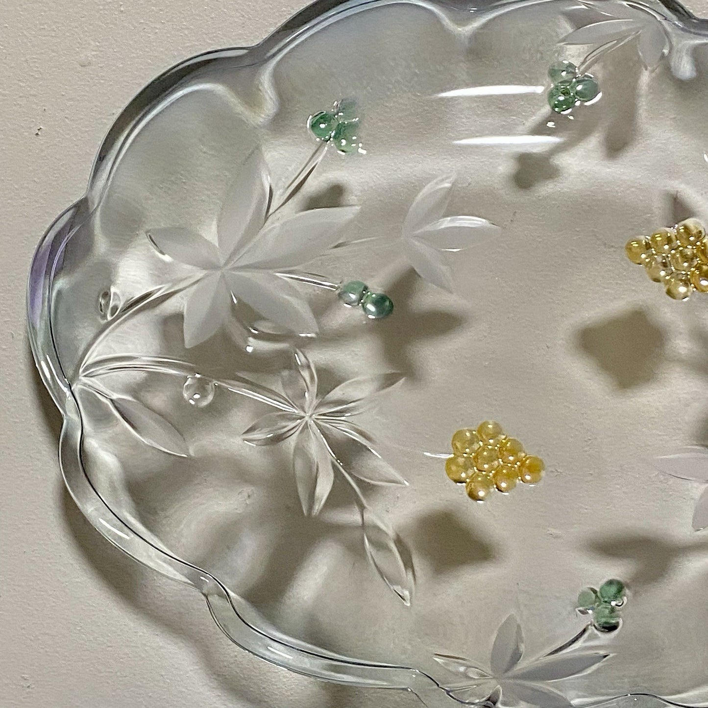 Vintage Mikasa Garden Terrace Oval Platter Serving Plate Floral Art Deco Rare