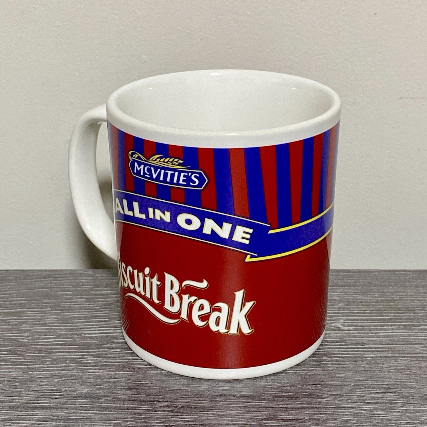 Vintage Mcvities All In One Biscuit Break Coffee Mug Tea Cup Made In England New