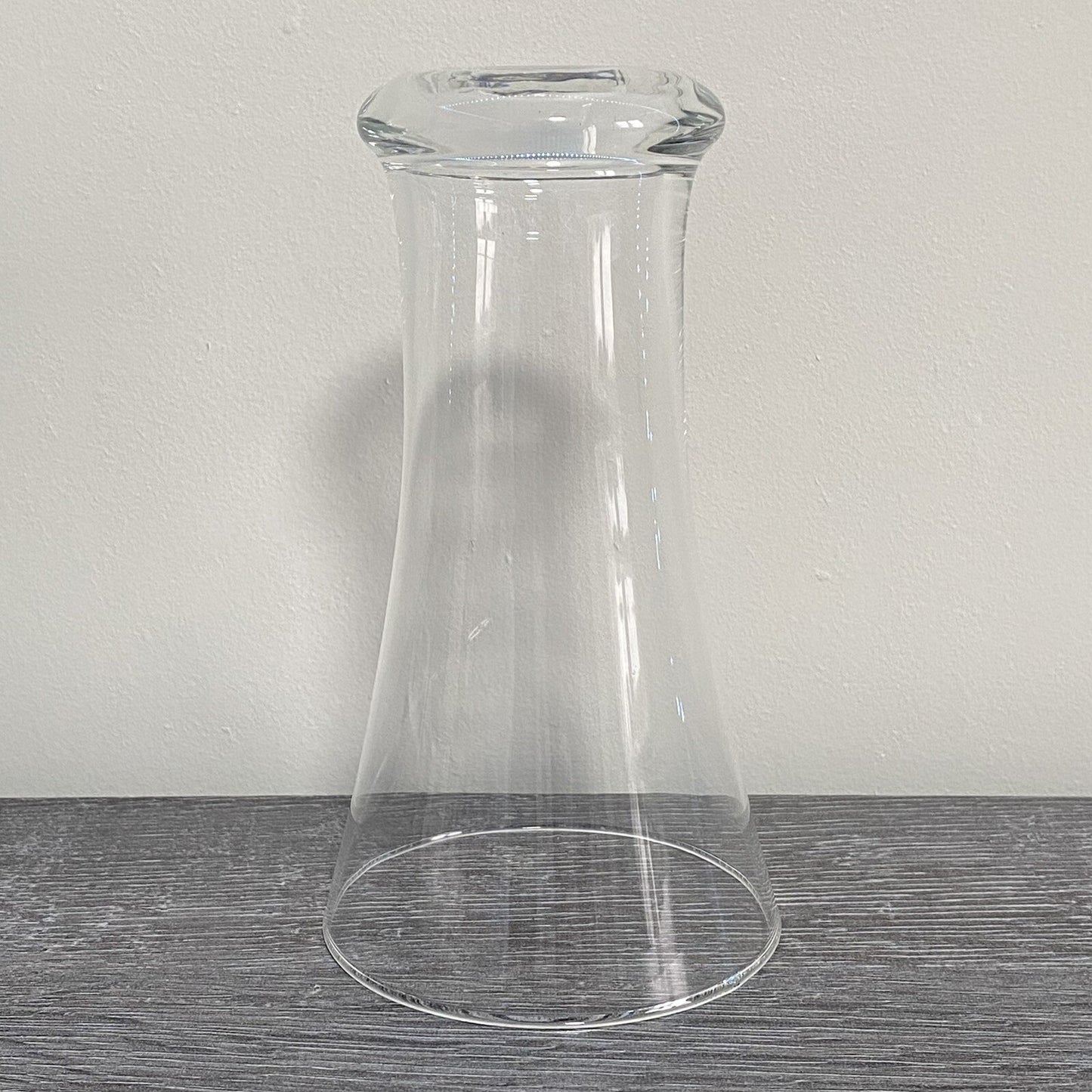 Single Beer Juice 6.5” Drinking Glass Flared V Shape Unmarked