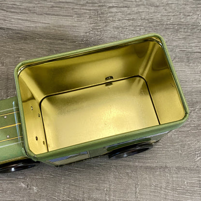 Vintage Harrods Express Truck Car With Moving Wheels & Lid Collectible Tin Rare