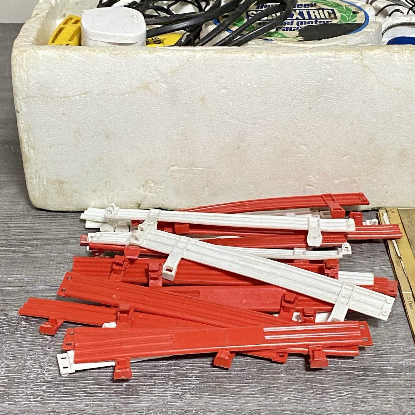 Vintage Scalextric Rally Cross C579 Set & Auto Start Accessory C275 Bundle Rare