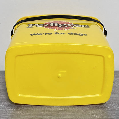 Pedigree Storage Tub For Dogs Bucket With Handle Weak Handle No Lid Rare Find