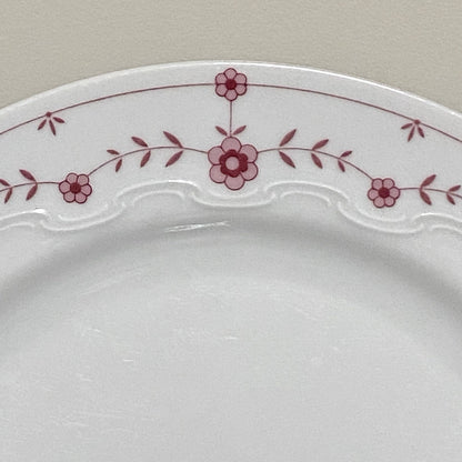 Scherzer Bavaria Art Deco Floral Round 9” Plates Flower Pattern Set Of 7 Germany