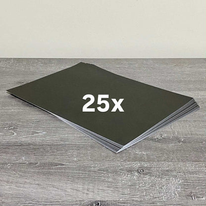 A4 Black & White Double Sided Colour Luxury Card Stock 450 GSM - Choose Your Qty