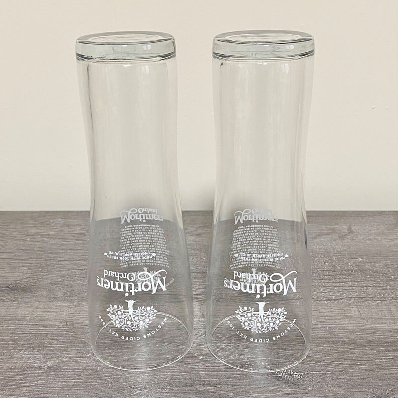 Mortimers Orchard Pint Glass Bar Pub Glasses Brand New - Choose Your Qty