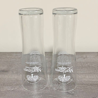 Mortimers Orchard Pint Glass Bar Pub Glasses Brand New - Choose Your Qty