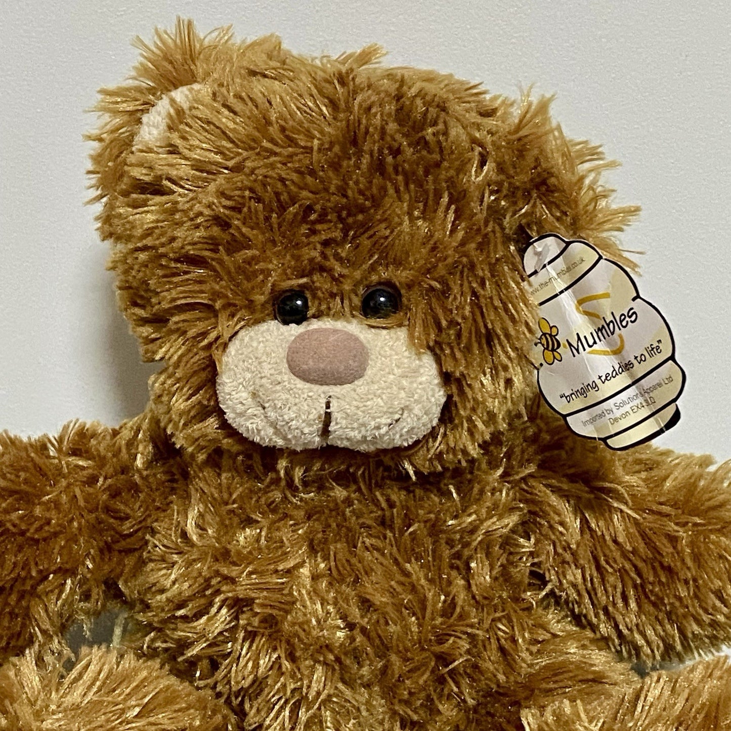 Vintage The Mumbles Monty Soft Teddy Bear Collectible Plush MM02 With Tags Rare