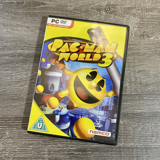 Pac-Man World 3 PC DVD-ROM Windows 2006 Only DVD Compatible Rare Game Namco