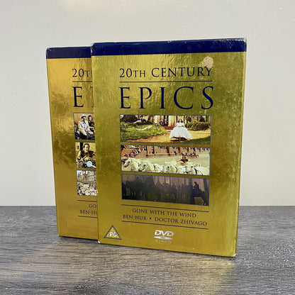 20th Century Epics Gone With the Wind Ben-Hur Doctor Zhivago DVD 2001 Box Set