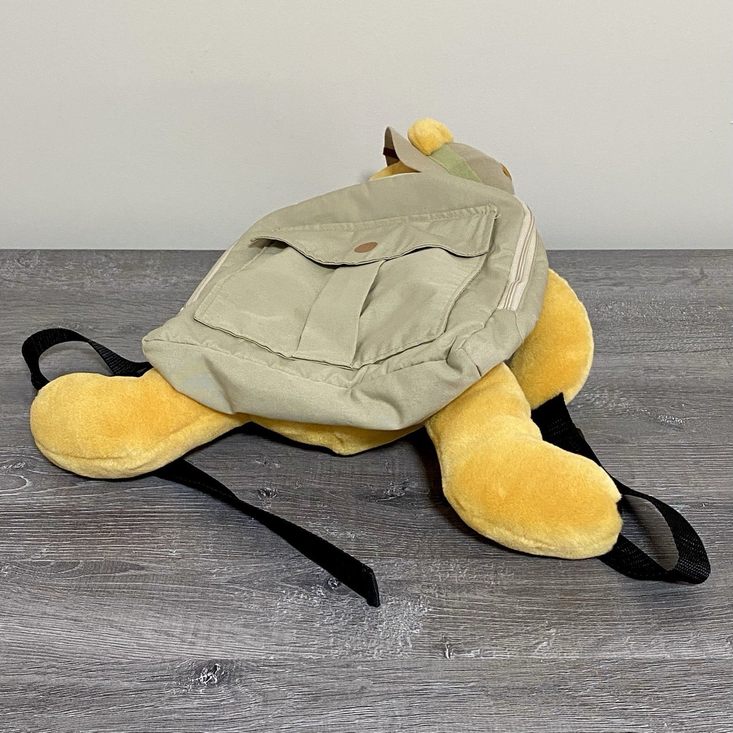 Official Disney World Winnie The Pooh Safari Plush With Rucksack Soft Toy Rare
