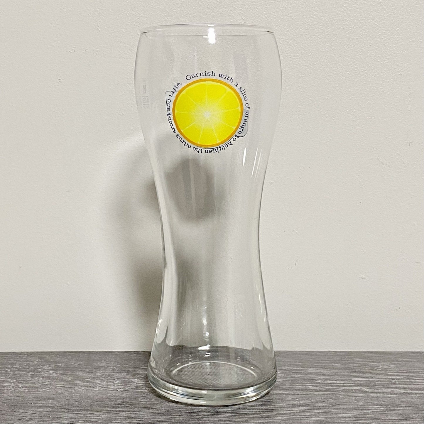 1x Single Blue Moon White Citrus Beer Glass Ale Lager One Pint 20oz Pub Barware