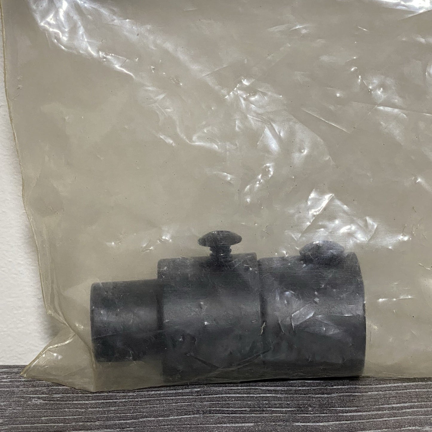 Vintage Kestrel Keltic Range Curtain Pole 16mm To 19mm Adapter Kit Black Rare