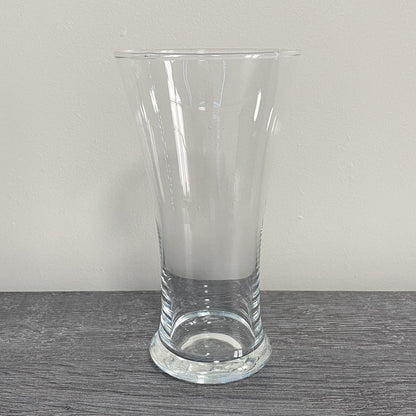 Single Beer Juice 6.5” Drinking Glass Flared V Shape Unmarked