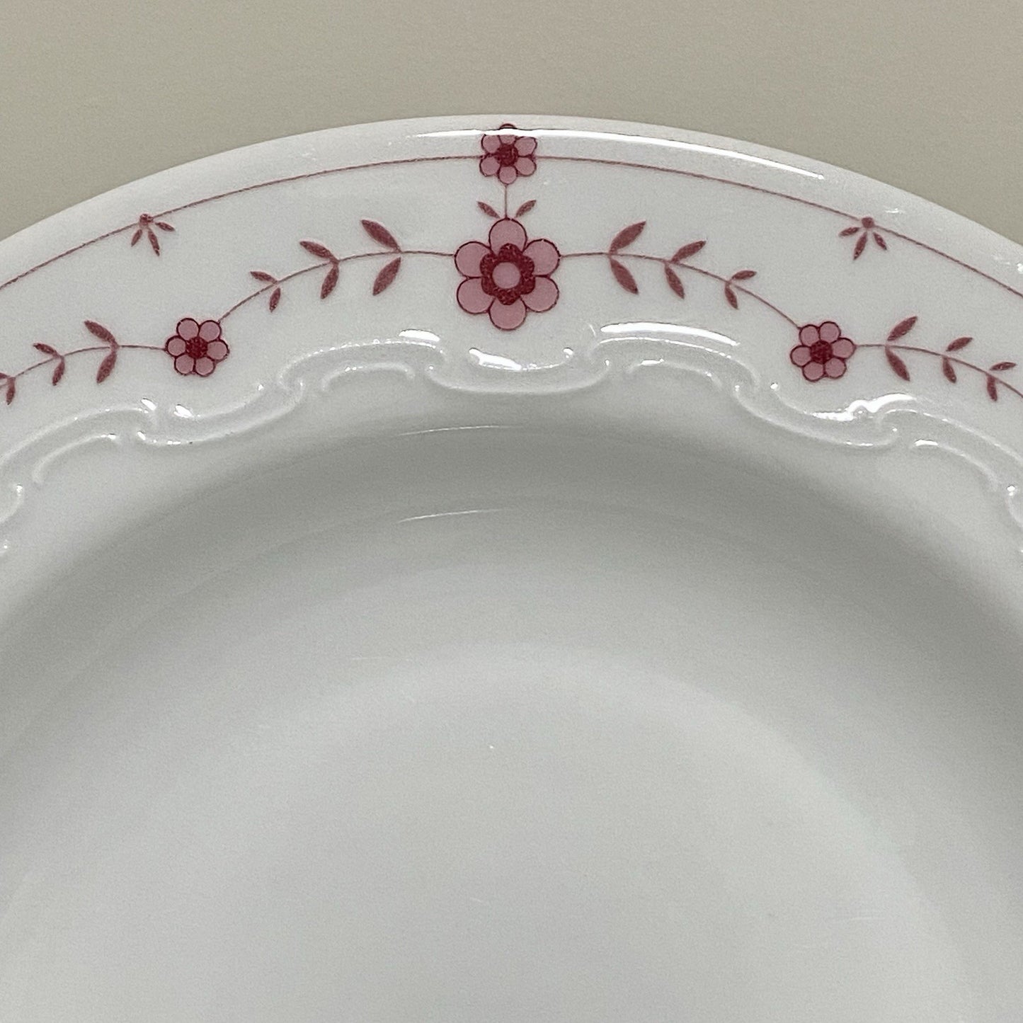 Scherzer Bavaria Art Deco Floral Round 9” Bowls Flower Dishes Set Of 5 Germany