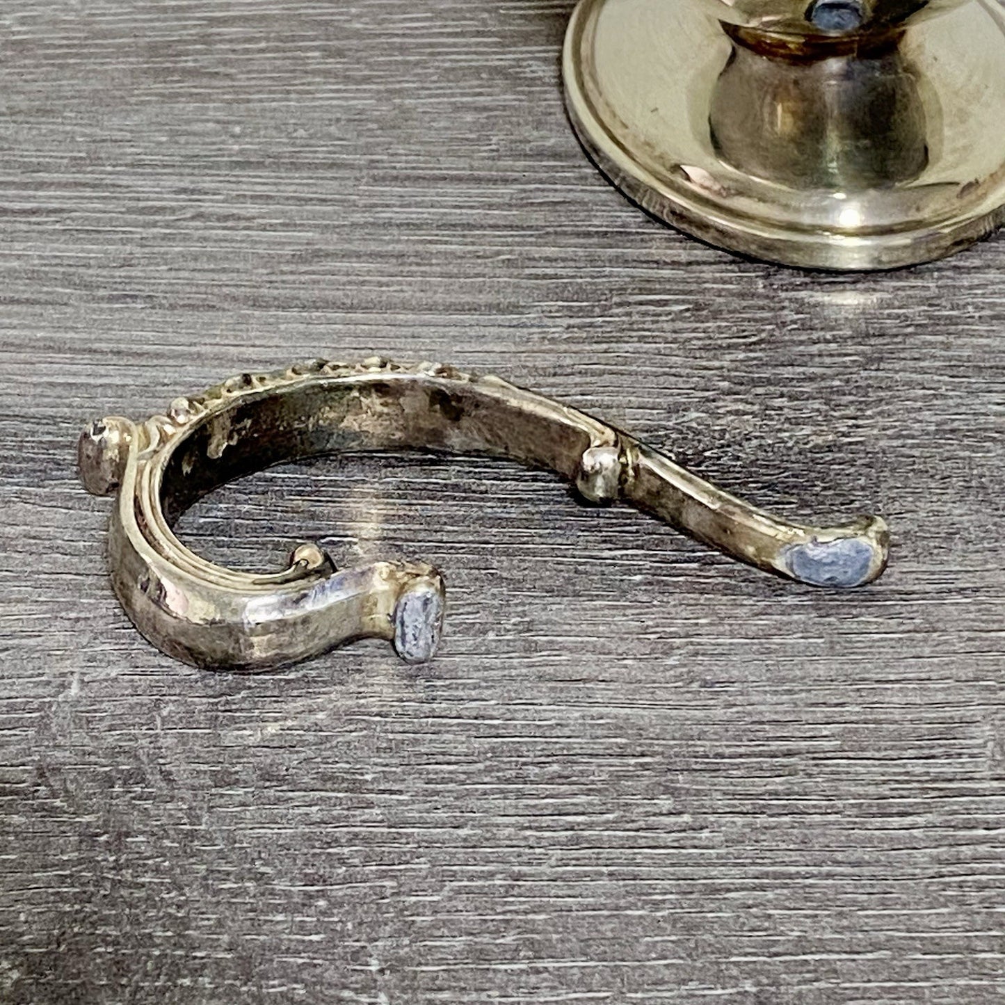 Vintage Silverplate Gravy Sauce Boat Retro Art Silver Plate Broken Handle Spares