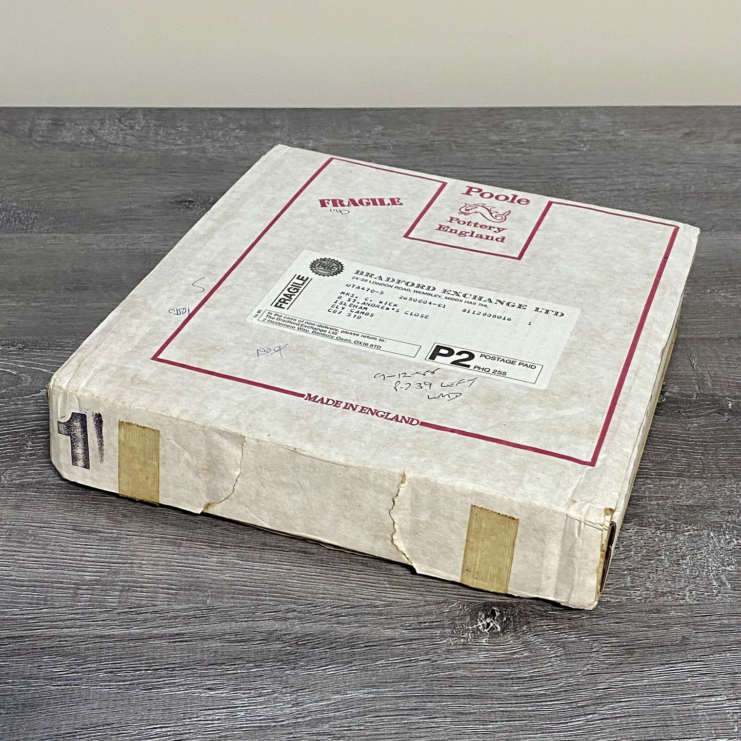 1988 Polperro By Kevin Platt Poole Pottery Famous Fishing Harbours Series Plate