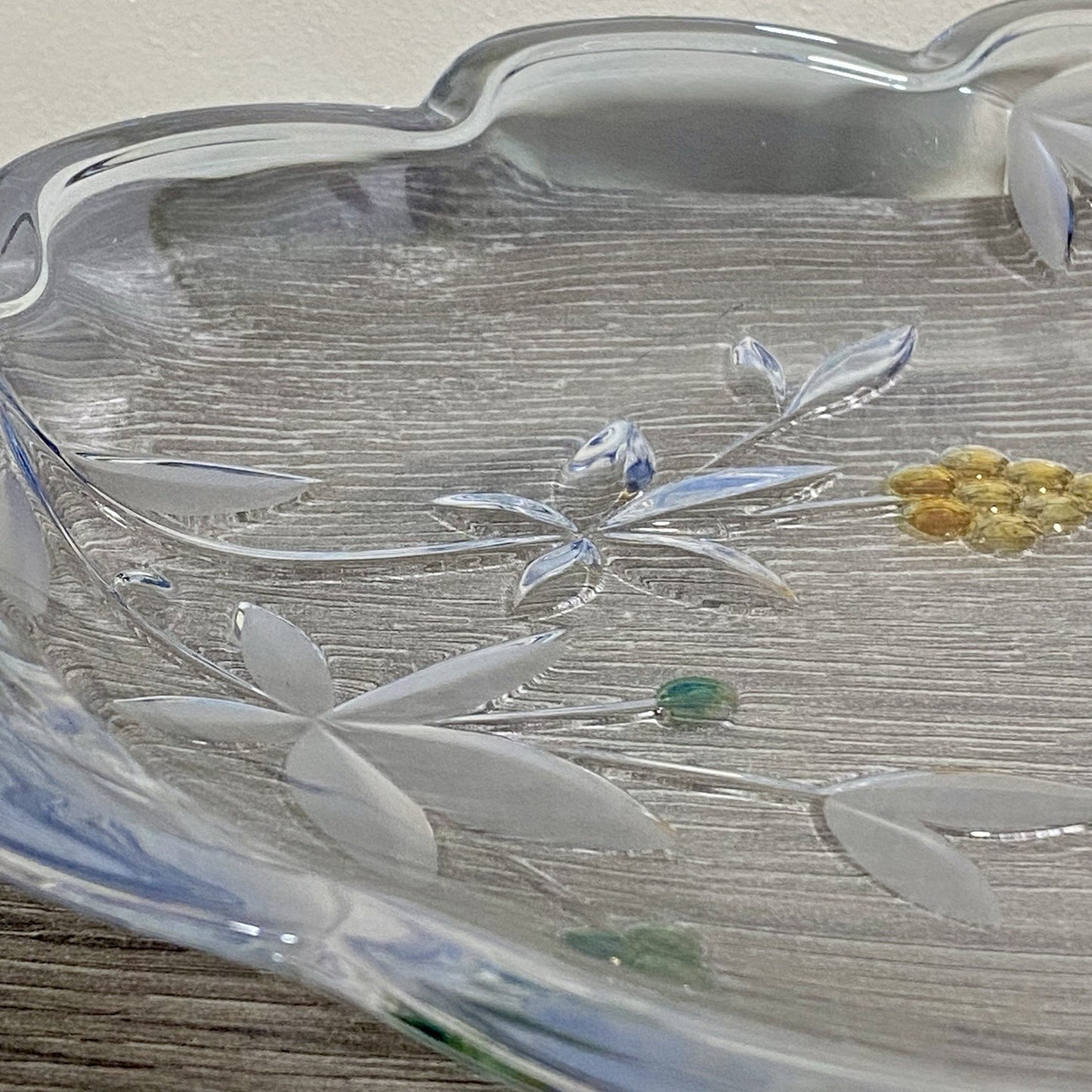 Vintage Mikasa Garden Terrace Oval Platter Serving Plate Floral Art Deco Rare
