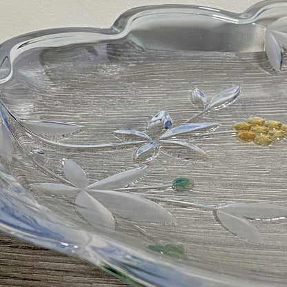 Vintage Mikasa Garden Terrace Oval Platter Serving Plate Floral Art Deco Rare