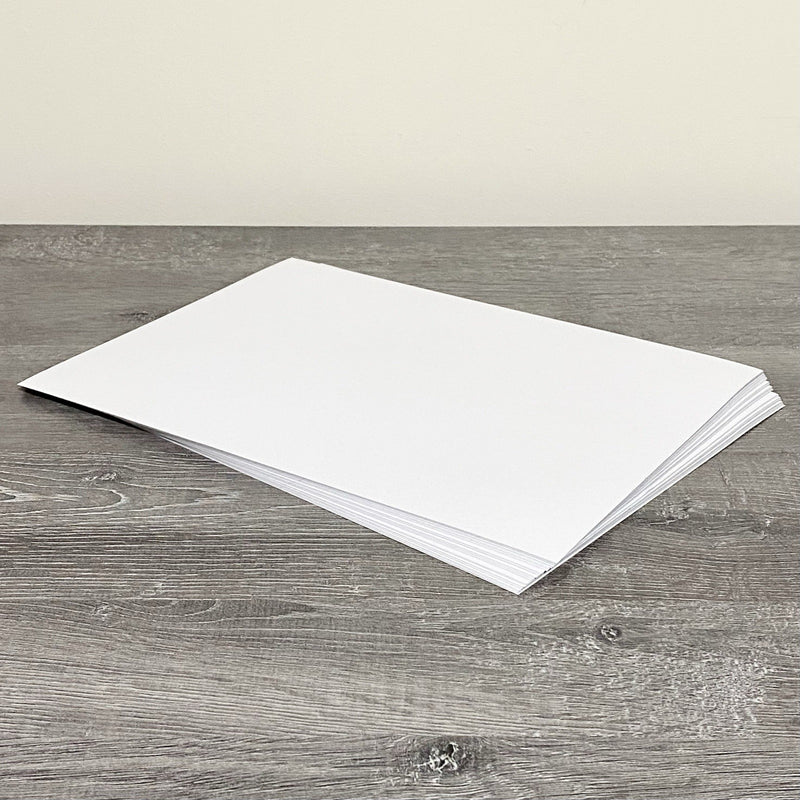 A4 Black & White Double Sided Colour Luxury Card Stock 450 GSM - Choose Your Qty