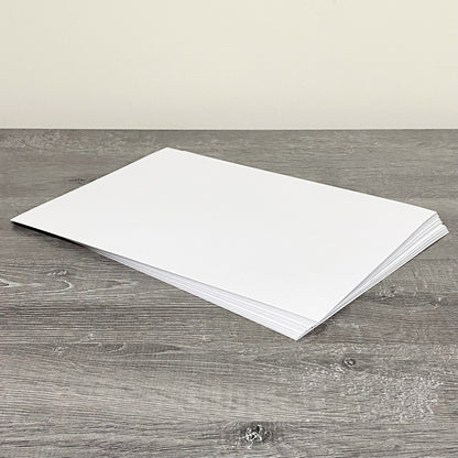 A4 Black & White Double Sided Colour Luxury Card Stock 450 GSM - Choose Your Qty