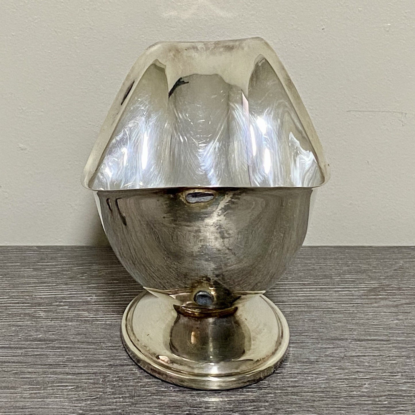 Vintage Silverplate Gravy Sauce Boat Retro Art Silver Plate Broken Handle Spares