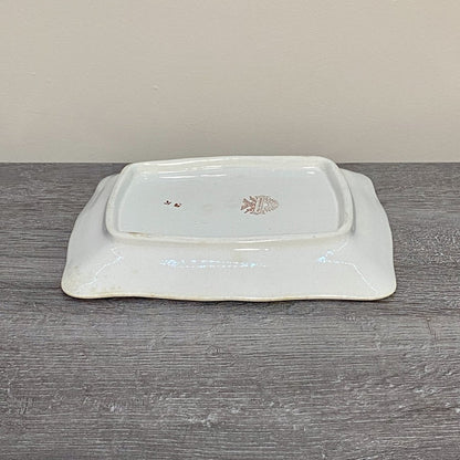 Vintage Villeroy & Boch Rectangular Butter Cheese Dish With Lid Art Deco Rare