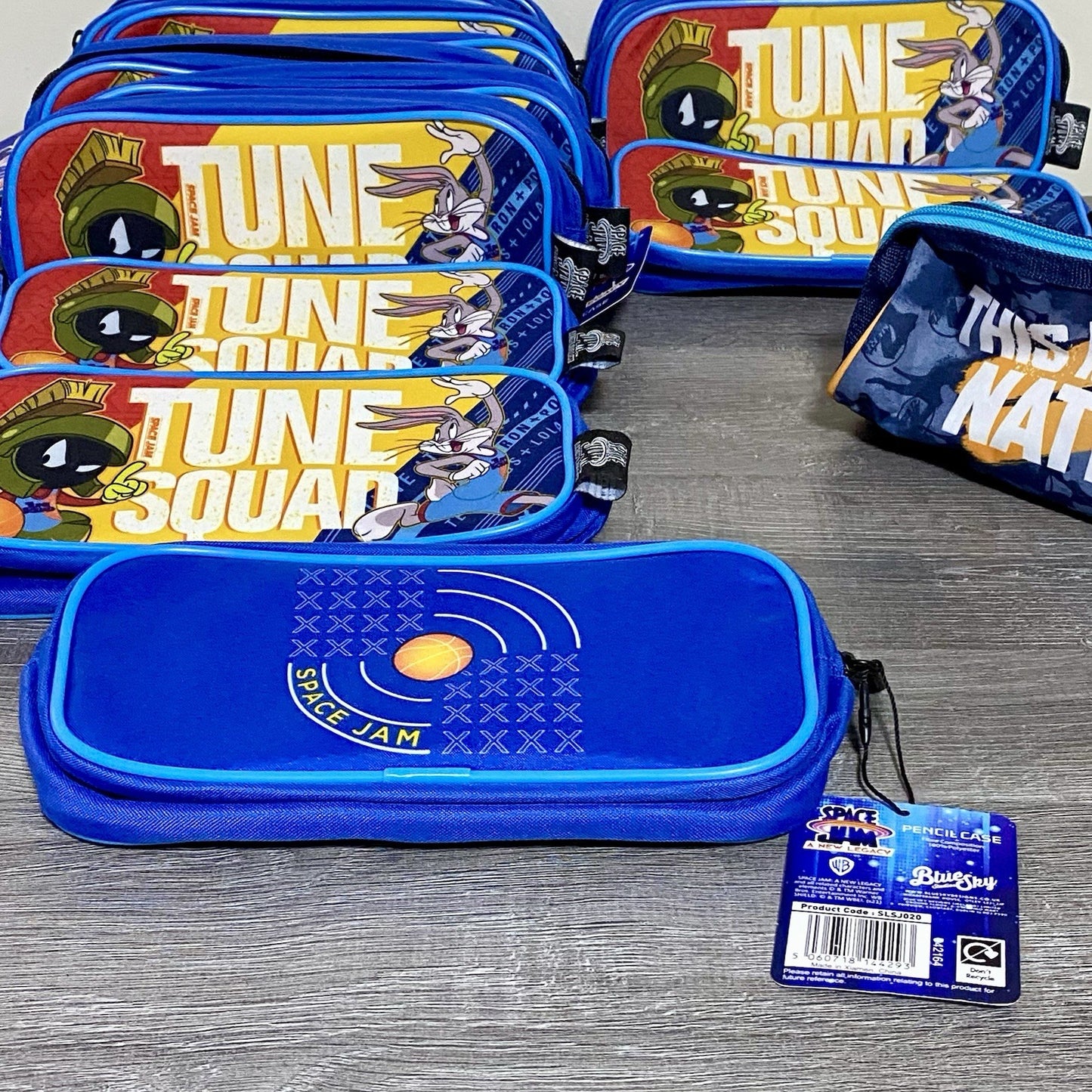 Pencil Case Cases With Zip 14x Job Lot Bulk Nerf Space Jam Bugs Bunny Bundle