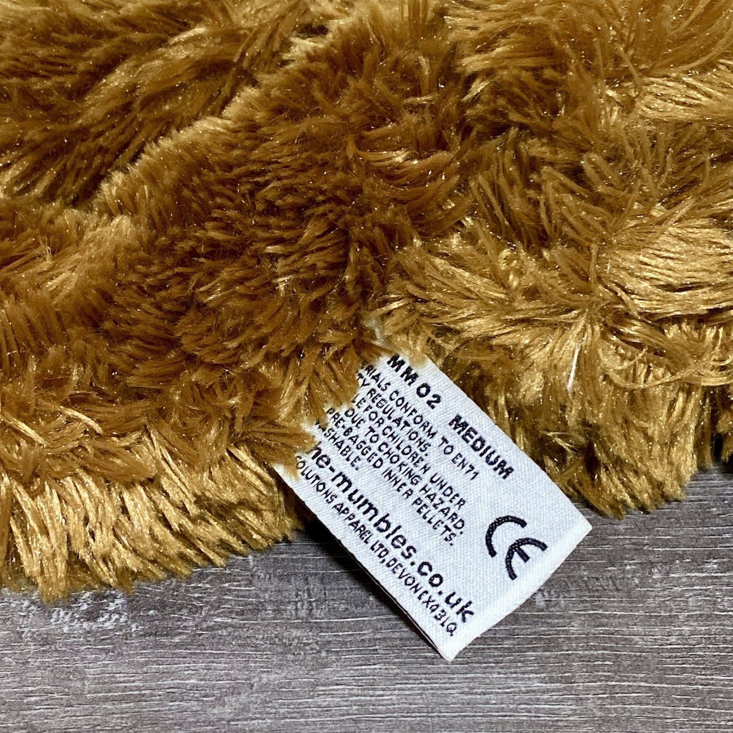 Vintage The Mumbles Monty Soft Teddy Bear Collectible Plush MM02 With Tags Rare