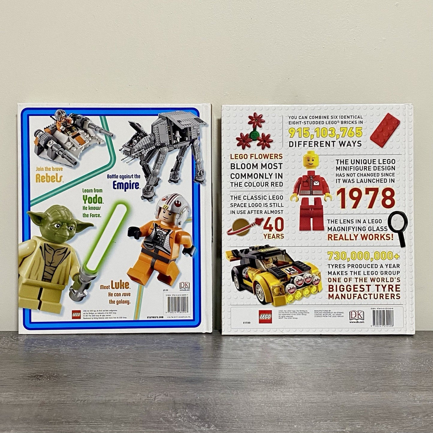 Lego Absolutely Everything You Need to Know & Star Wars DK Hardback Book Bundle